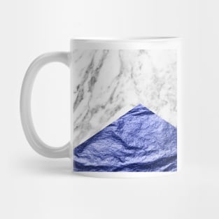 Navy marble Mug